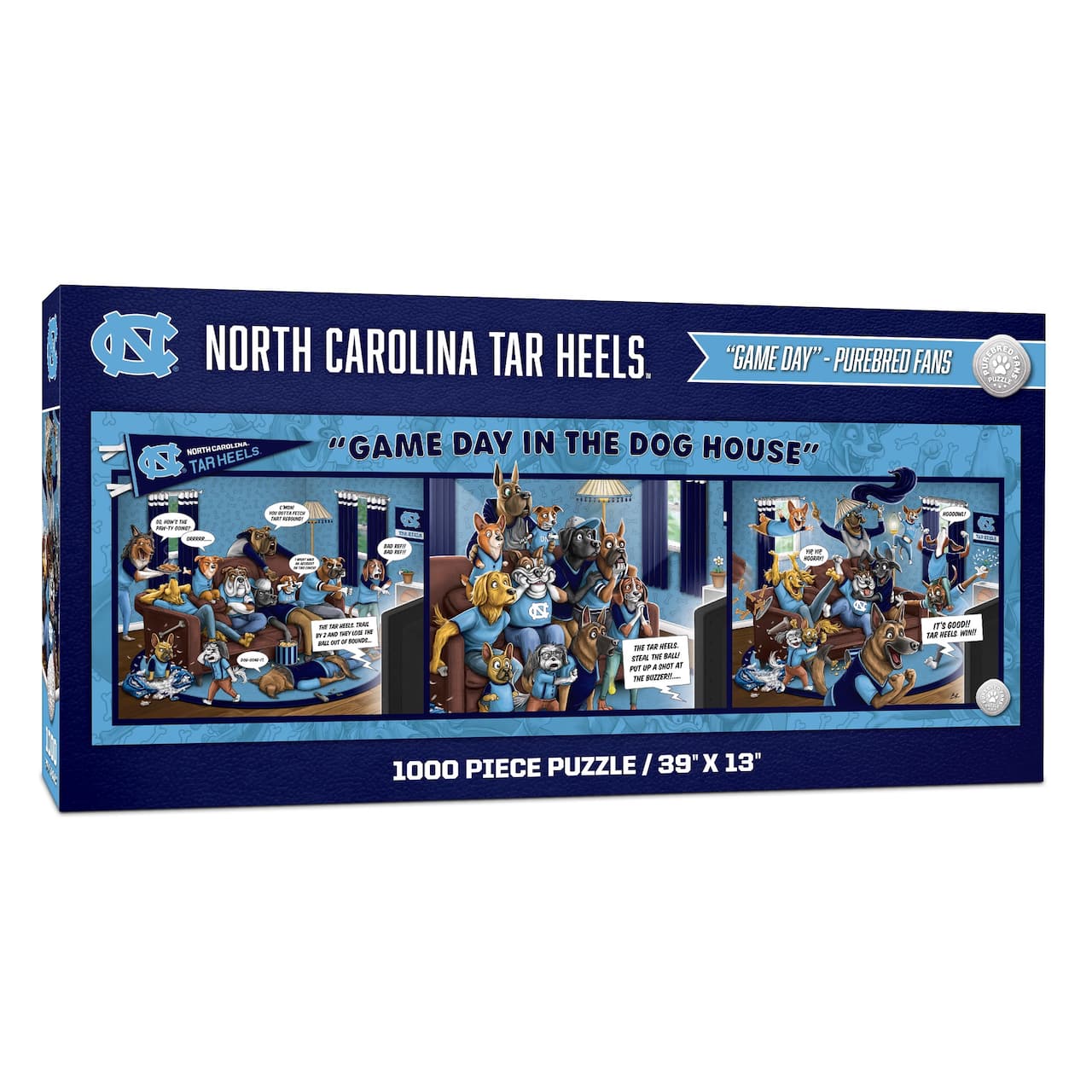 College Game Day in the Dog House 1,000 Piece Puzzle